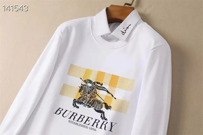 burberry sweatshirt manches longues pour homme s_12640233